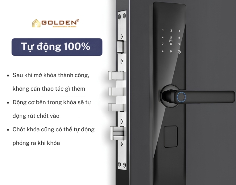 Khóa cửa thông minh Z 13 hoạt động tự động