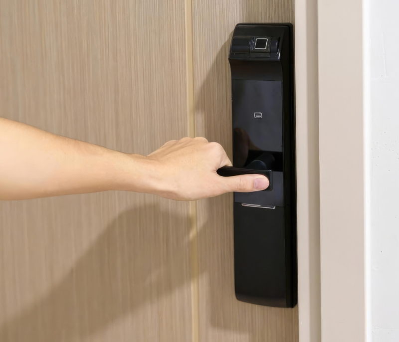 Khóa cửa vân tay hiện đại, sang trọng Khóa cửa vân tay hiện đại, sang trọng