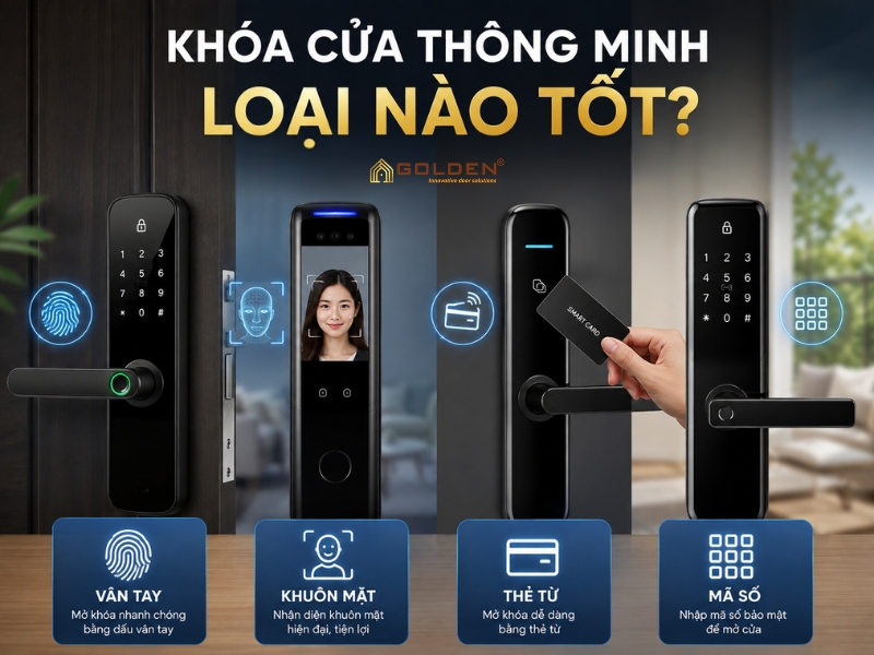 Khóa cửa thông minh loại nào tốt? Top 4 mẫu nên mua