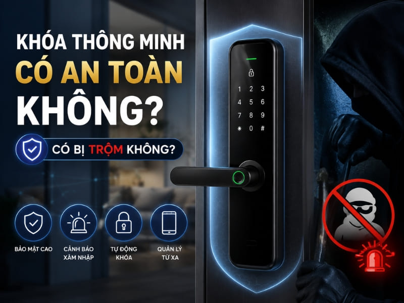 Khóa thông minh có an toàn không? Có bị trộm không?