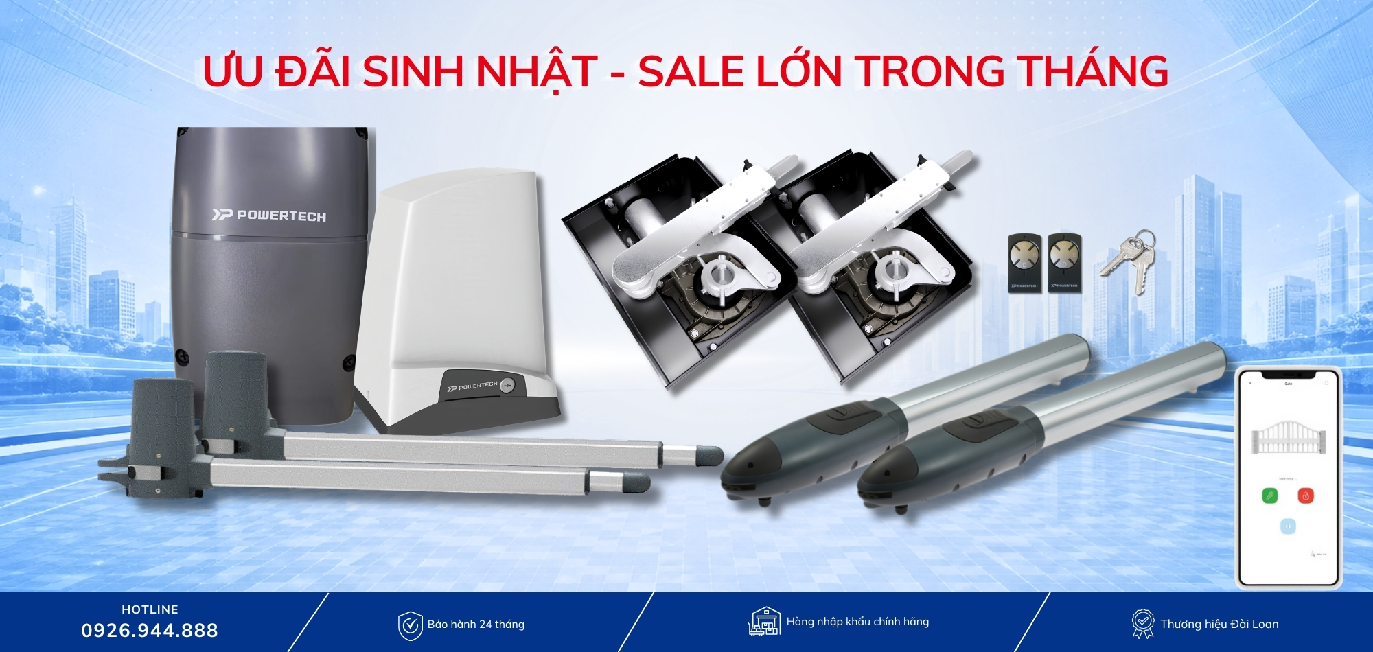 Cổng tự động Powertech