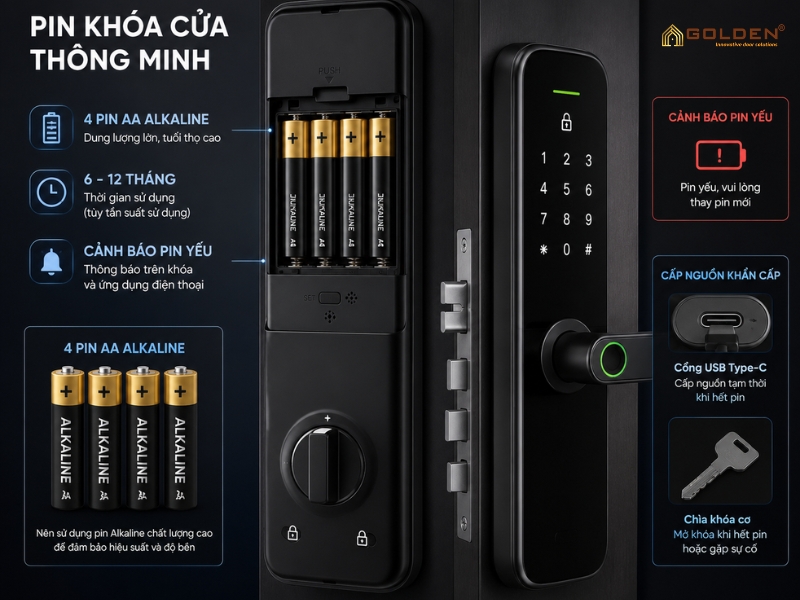 Khóa cửa thông minh loại nào tốt? Top 4 mẫu nên mua 4 Khóa cửa thông minh loại nào tốt