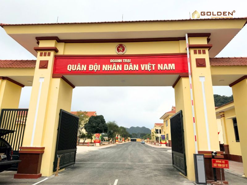 Barie cần thẳng khu quân đội