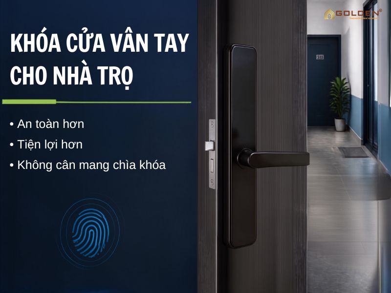 Khoá Vân Tay Cho Nhà Trọ Giá Tốt, Bảo Mật