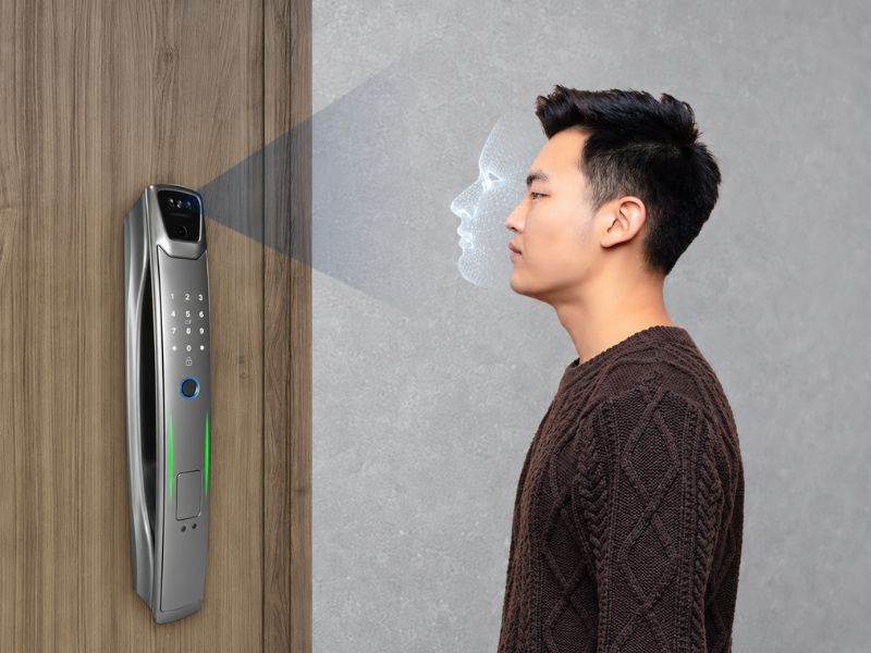 Nguyên lý hoạt động của khóa cửa điện tử 2 Nguyên lý hoạt động của khóa cửa điện tử khuôn mặt