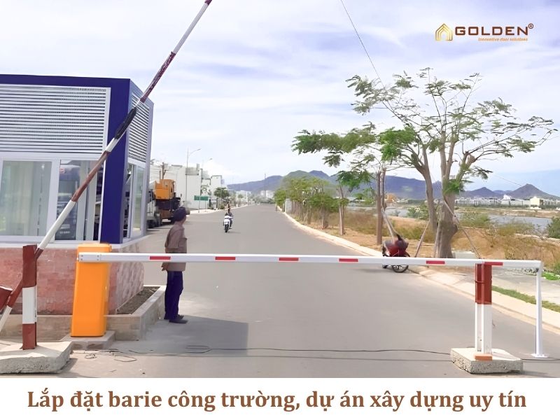 Lắp đặt barie công trường, dự án xây dựng uy tín