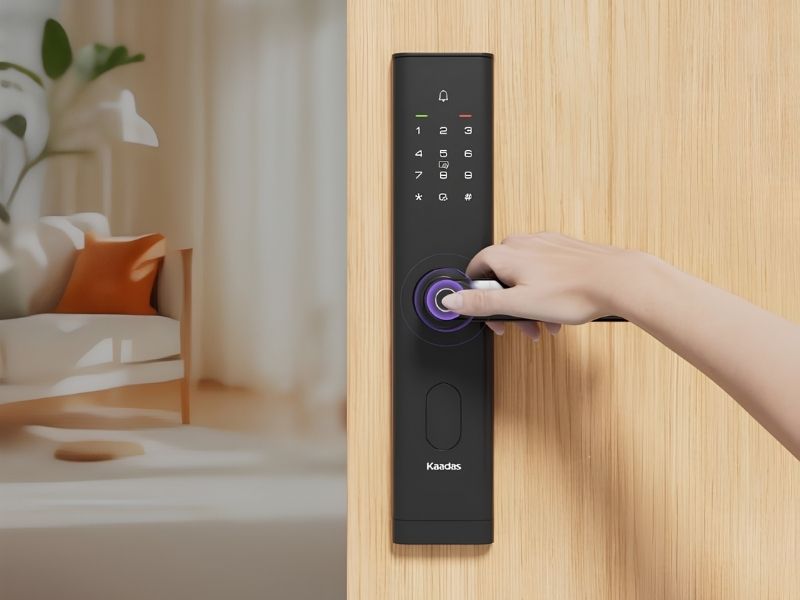 Cách sử dụng khóa cửa điện tử vân tay