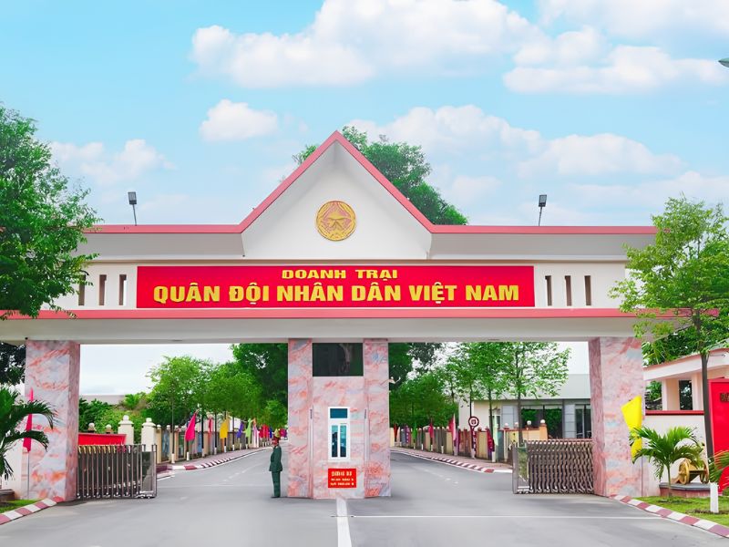 Yêu cầu kỹ thuật với cổng xếp khu quân đội